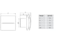 AERAULIQA aksialni ventilator QD100T BB