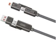 XO USB kabel 4v1, USB/USB-C/Lightning/USB-C, 1m, NB275