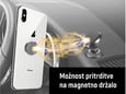 Chameleon Nosilec za telefon - univerzalno držalo RING-F za telefon na prst - srebrn