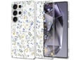 ONASI ovitek Clear Case Aurora Flower za Samsung Galaxy S25 Ultra 5G, prozorna