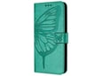 CHAMELEON preklopna torbica za Samsung Galaxy A56, turkizna, WLGO-Butterfly
