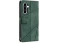 Chameleon Samsung Galaxy A36 5G - Preklopna torbica (WLGO-Lines) - zelena