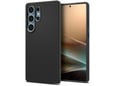 SPIGEN silikonski ovitek Liquid Air za Samsung Galaxy S25 Ultra 5G, črna
