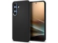 SPIGEN silikonski ovitek Liquid Air za Samsung Galaxy S25 5G, črna