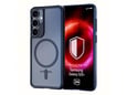 3MK silikonski ovitek Satin Armor Case za Samsung Galaxy S25 Plus 5G, prozorno črna