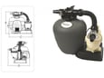Emaux Peščani filter set 5 m3/h (pumpa+filter)