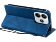 CHAMELEON preklopna torbica za Xiaomi Redmi Note 14, modra, WLGO-Lines