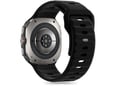ONASI Silikonski pašček za uro Samsung Galaxy Watch Ultra 47 mm - črn