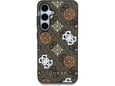 GUESS ovitek Stamp PU MagSafe za Samsung Galaxy S25 Ultra 5G, rjava, GUHMS25LP4PWPW