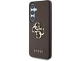 GUESS ovitek Grained za Samsung Galaxy S25 Plus 5G, rjava, GUHCS25MPGT4MBW