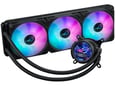ASUS komplet za vodno hlajenje ROG Strix LC III 360 mm, LCD, ARGB, črna