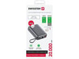 SWISSTEN powerbank 20.000 mAh, 45 W, srebrna