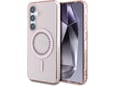 GUESS ovitek za Samsung Galaxy S25 5G, roza, GUHMS25SPFTDTEP