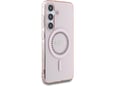 GUESS ovitek za Samsung Galaxy S25 5G, roza, GUHMS25SPFTDTEP