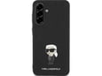 KARL LAGERFELD ovitek Glitter IML NFT Iconic za Samsung Galaxy A36, črna, KLHCSA36GKNPSK