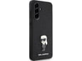 KARL LAGERFELD ovitek Glitter IML NFT Iconic za Samsung Galaxy A36, črna, KLHCSA36GKNPSK