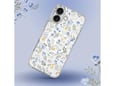 ONASI ovitek za silikonski Aurora Flower MagSafe iPhone 16e/iPhone 17e, prozoren