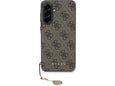 GUESS silikonski ovitek za Samsung Galaxy A56, rjava, GUHCSA56GF4GBR