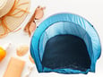 COZY pop-up šotor z zadrgo 190x120x70 cm - Moder