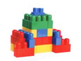 DOHANY 698 Blocks zelen tovornjak - kiper s 24 maxi kockami za otroke