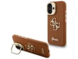 GUESS ovitek Cam Stand za iPhone 16, rjava, GUHCP16SPCS4GSW
