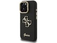 GUESS ovitek Cam Stand za iPhone 16 Pro Max, črna, GUHCP16XPCS4GSK
