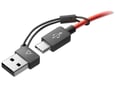 POLY žične naglavne slušalke z mikrofonom Blackwire C3210 USB-C/A, črna