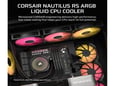 CORSAIR komplet za vodno hlajenje Nautilus 240, 240 mm, ARGB