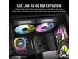 CORSAIR ventilator iCUE Link RX140 RGB, 140mm, RGB, črna