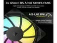 CORSAIR komplet za vodno hlajenje Nautilus 360, 360 mm, ARGB