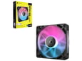 CORSAIR ventilator RX120 RGB, 120mm, RGB, črna