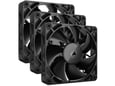 CORSAIR ventilatorji z kontrolerjem iCUE Link RX120, 120mm, črna, 3 kos