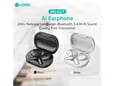 Bluetooth slusalice Coteci MS-027 sa AI prevodiocem crne