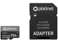 PLATINET microSD kartica, 256 GB, z adapterjem SD, PMMSDX256UIII