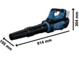 BOSCH PROFESSIONAL akumulatorski puhalnik GBL18V-800, 06008D2200