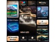 HISENSE televizor 50E8Q, Mini LED, 4K UHD, Vidaa, 127 cm