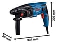 BOSCH PROFESSIONAL vrtalno kladivo GBH 2-21, SDS plus, 06112A6002