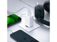 ALLITY polnilec ATC-01 GaN, 65W, 2x USB Type-C, 1x USB Type-A, bela