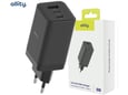 ALLITY polnilec ATC-01 GaN, 65W, 2x USB Type-C, 1x USB Type-A, črna