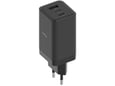 ALLITY polnilec ATC-01 GaN, 65W, 2x USB Type-C, 1x USB Type-A, črna