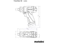 METABO udarni akumulatorski vrtalni vijačnik PowerMaxx SB Basic set, 12 V, 600385710