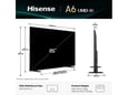 HISENSE televizor 85A6Q, 4K UHD, VIDAA, 215 cm