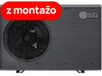 LG toplotna črpalka zrak/voda z montažo Therma V Monoblok R32 S II HM163MRS.UB40, 16 kW