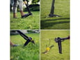 FISKARS Smartfit teleskopski odstranjevalec plevela črno-srebrne barve (1020125)