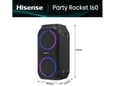HISENSE karaoke zvočnik Party Rocket 160