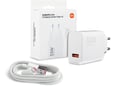 XIAOMI hišni polnilec MDY-16- EF USB A 33W s kablom Type C 3A - bel (EuBlister)