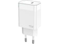 Jellico C105 hišni polnilec GaN QC / PD 45W vhod Type C s kablom Lightning - Original (EU Blister) - bel
