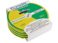 ELMARK izolirni trak, 20 m x 19 mm x 0.15 mm, rumena/zelena