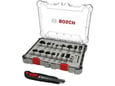 BOSCH PROFESSIONAL 15-delni set rezkarjev, 0615997653