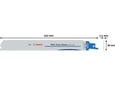 BOSCH PROFESSIONAL list za sabljasto žago thick metal, 225 mm, 10 TPI, 25 kos, S 1137 HBF 2608658999